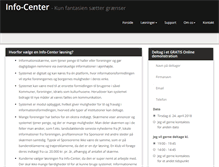 Tablet Screenshot of info-center.nu
